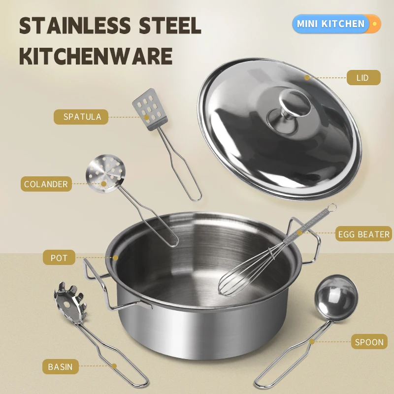 مجموعة ألعاب مطبخ للأطفال من ا - مراجعة Kids Outdoor Kitchen Accessories وسعره